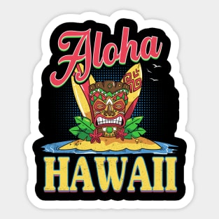 aloha hawaii Sticker